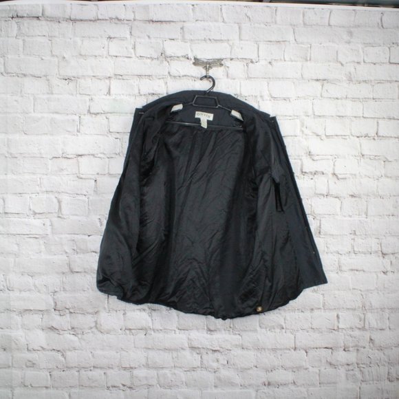 Orvis Black Polyester Blend Quilted Lined Button Down Jacket Size XL P - Picture 5 of 9